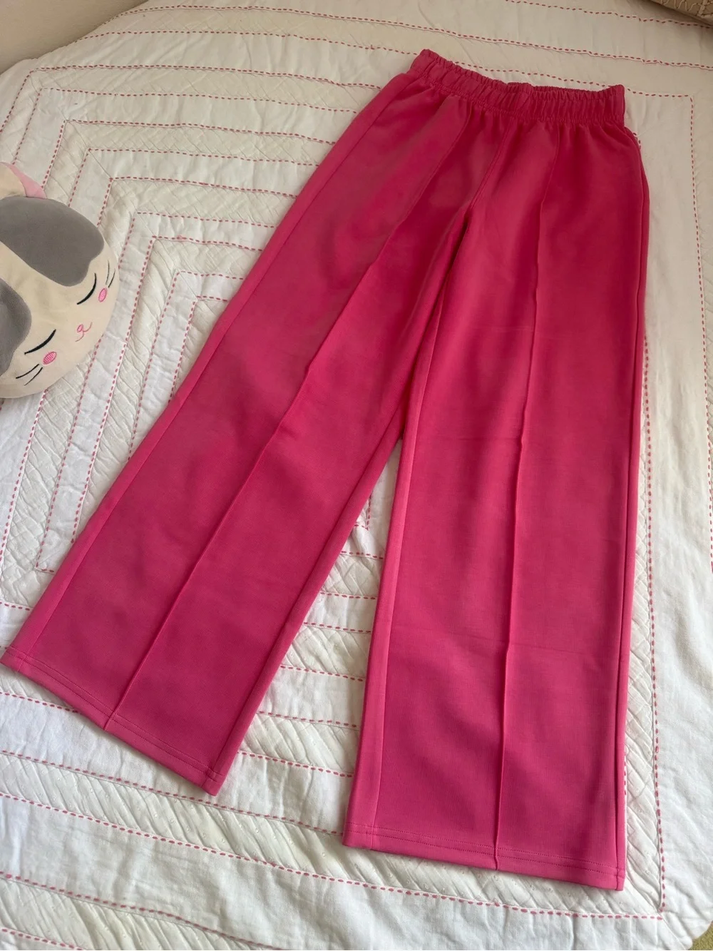 Zara Girls Pink Sweatshirt & Wide Leg Pants Set NWT Sizes 11/12 & 12/13